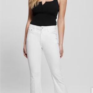 Guess White Flare & Wide Leg Jeans